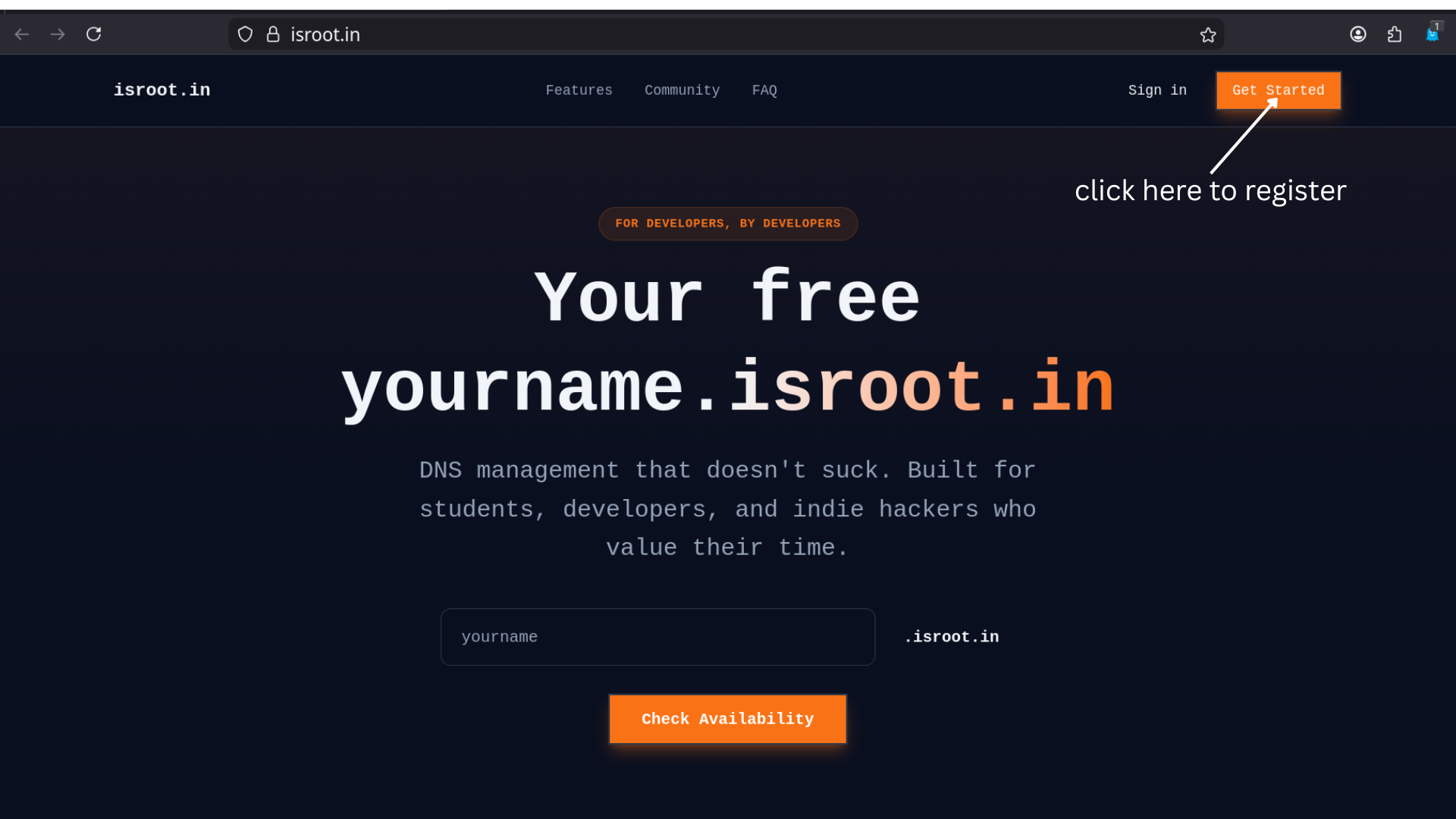 GitHub login screenshot